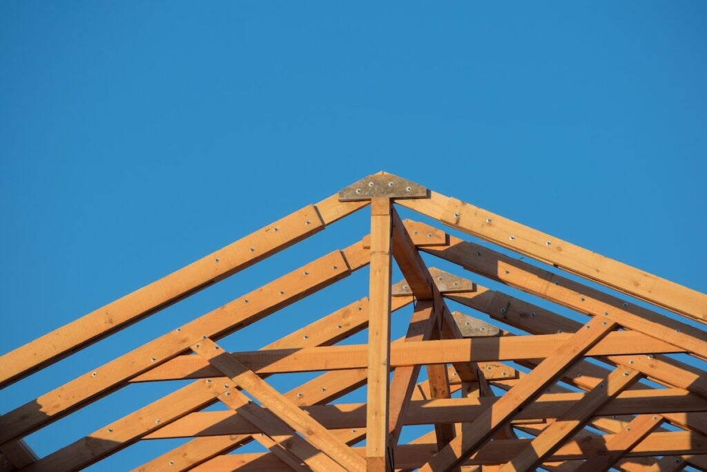 roof frame parts of a roof