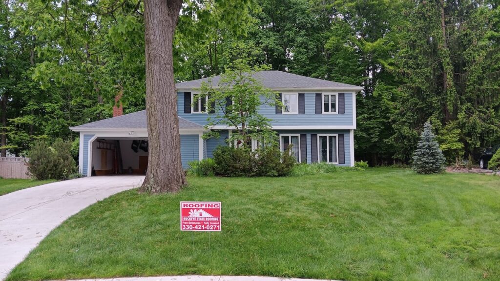 Buckeye sign in yard