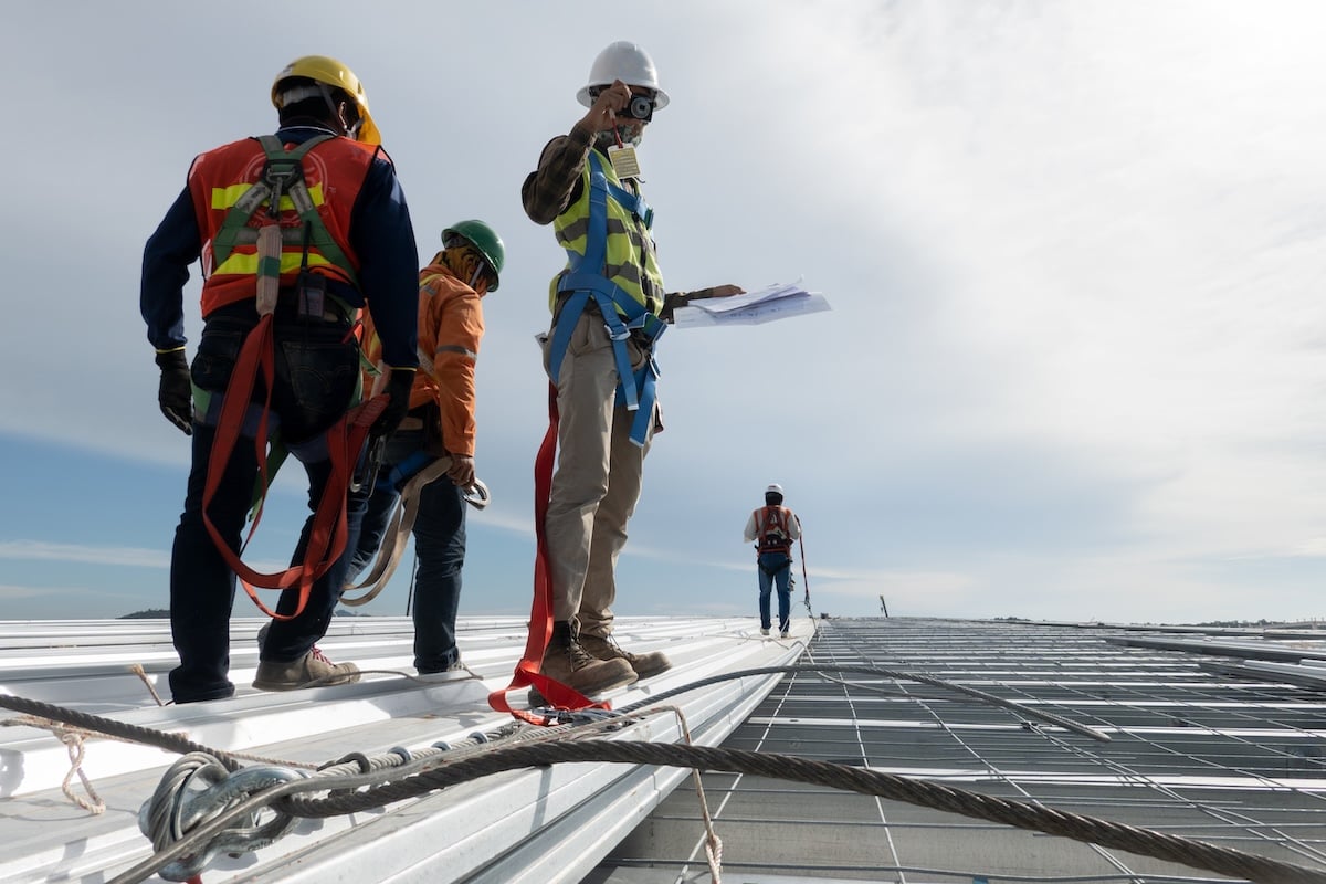commercial roof inspection