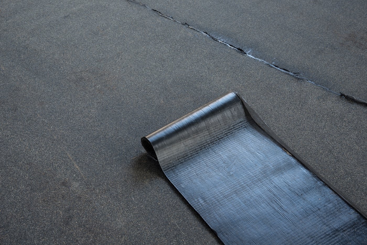 New roof bitumen membrane insulation