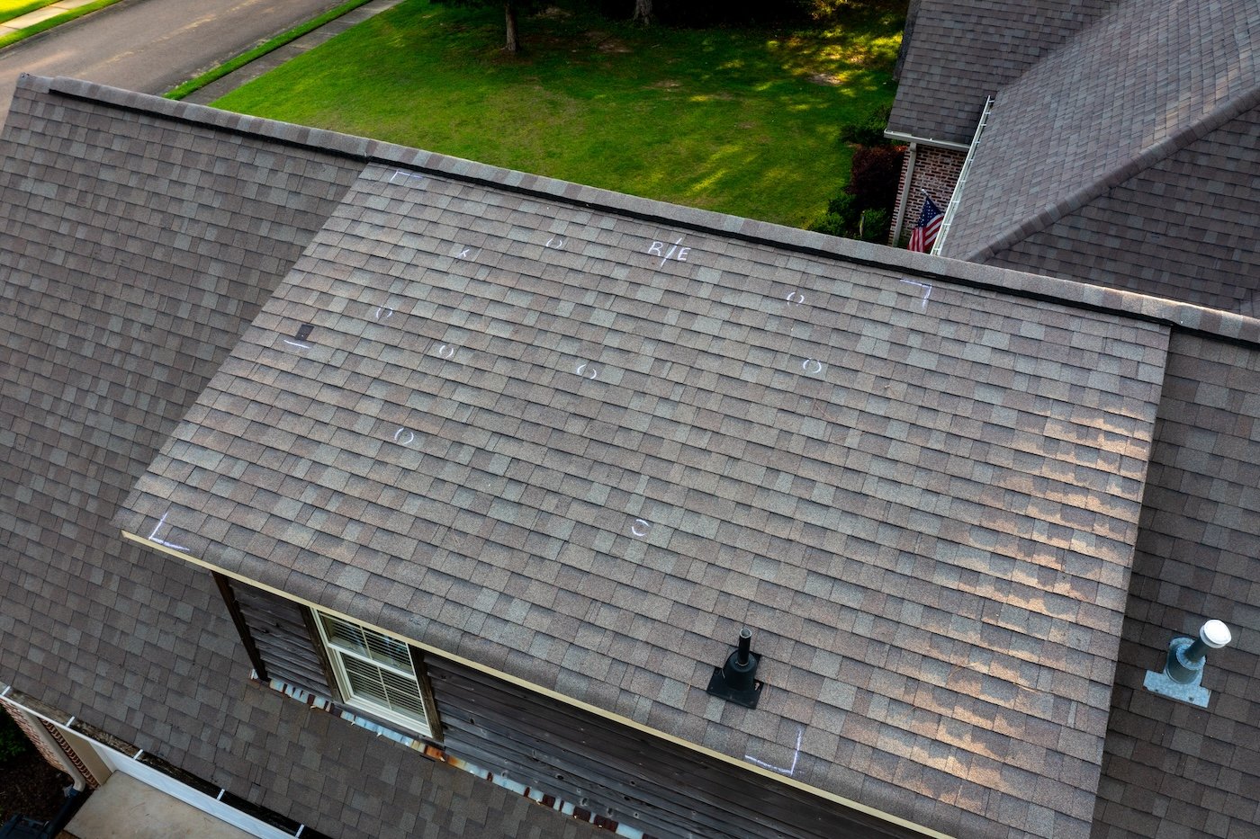 Roof inspection after hail damage