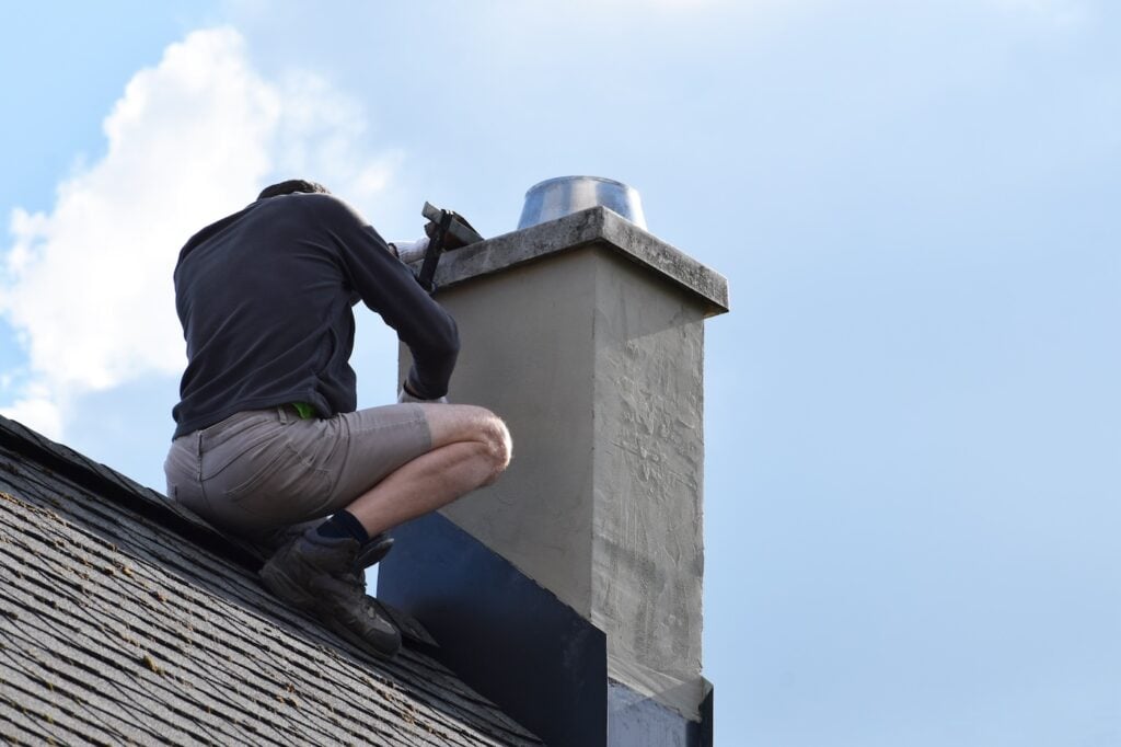 installing metal roof chimney flashing