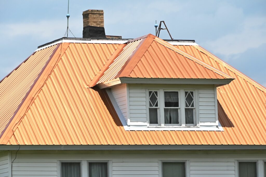 copper roofing