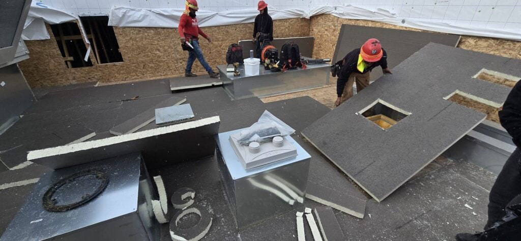 Flat commercial building