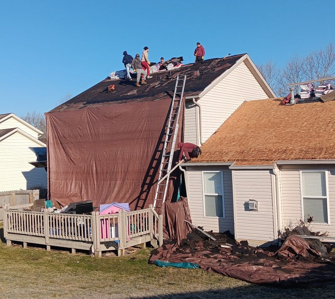 asphalt roof replacement